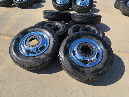 17" Dodge Ram 3500 Dually Laramie 8x200 wheels rims 2703 2704 OEM SET DISCOUNTED