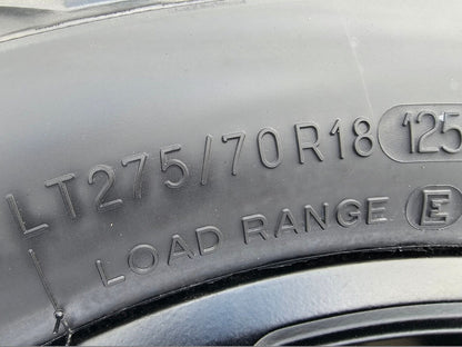 18" Ford F-250 F-350 OEM TREMOR rims wheels 10482 BFG 33" tires 2024 2025 NEW