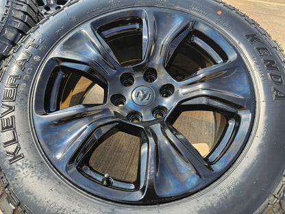 20" Dodge Ram 1500 OEM Laramie wheels rims 2674 tires 2023 2024 NEW A/T2 33"