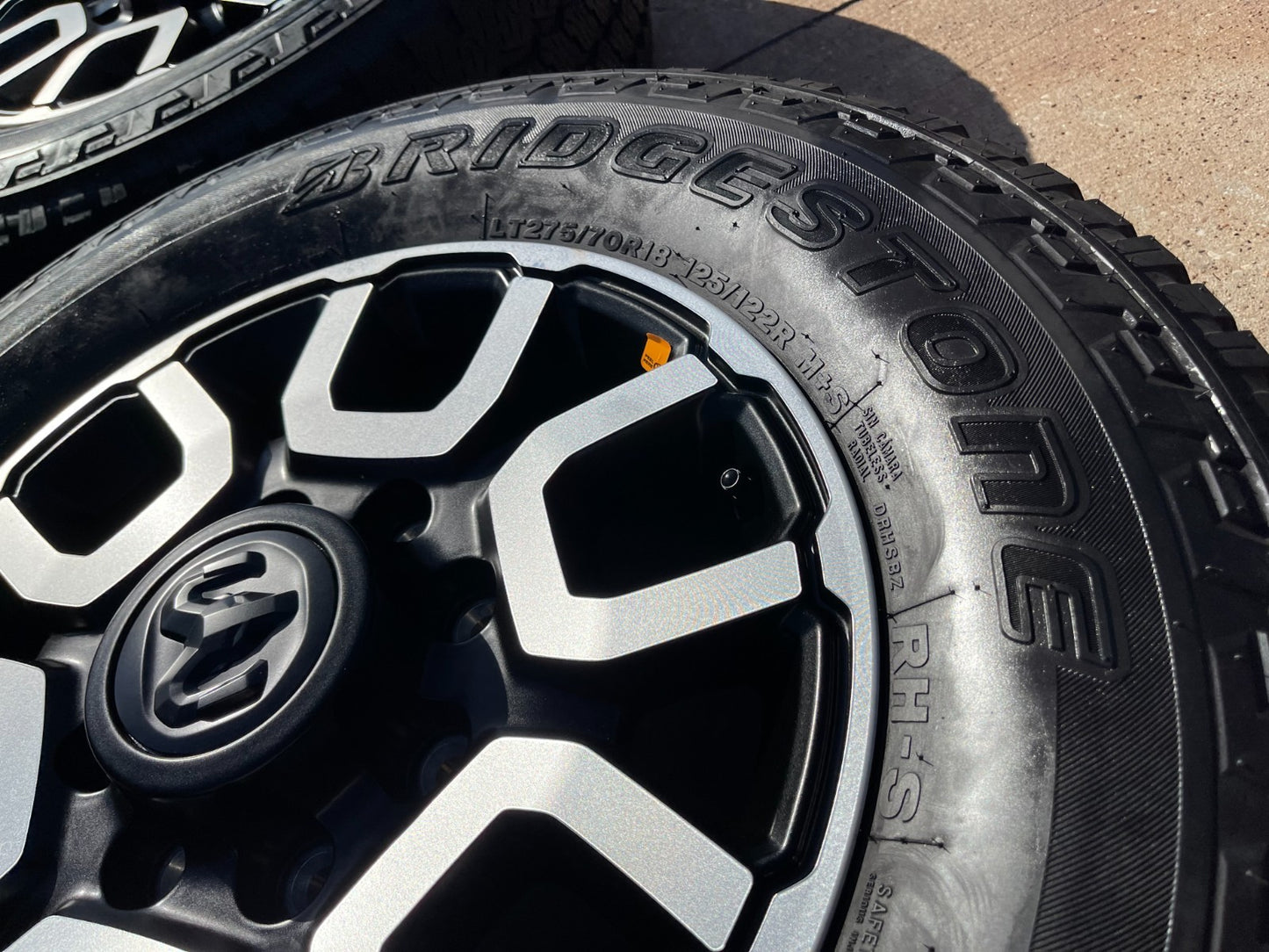 18" Ram 2500 3500 LARAMIE OEM wheels rims 2694 tires BRIDGESTONE A/T