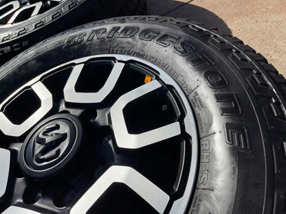 18" Ram 2500 3500 LARAMIE OEM wheels rims 2694 tires BRIDGESTONE A/T