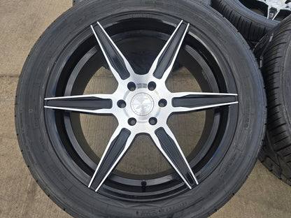 22x9.5 22" Ferrada FT2 Chevy Silverado RAM wheels rims 6x139 6x5.5 tires NITRO