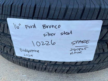 16" Ford Bronco steel wheel rim tire 10226 Ranger 2023 2024 2025 2026 2027 NEW