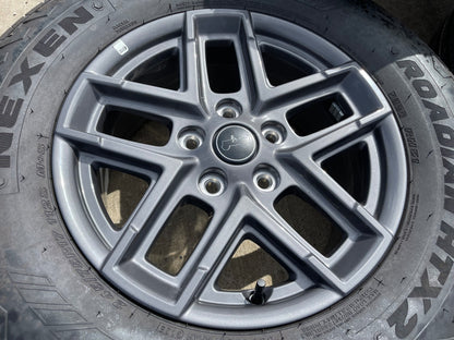 17" Jeep Wrangler Rubicon OEM wheels rims 9324 Gladiator 2025 2026 SET NEXEN NEW
