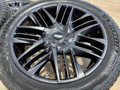NEW 24" Cadillac Escalade IQ DEEP SPACE EV OEM wheels rims Hummer SET 2025-2027