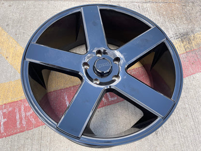(1) 22" 22x9.5 DUB Baller Dodge Ram 1500 wheel rim spare +26
