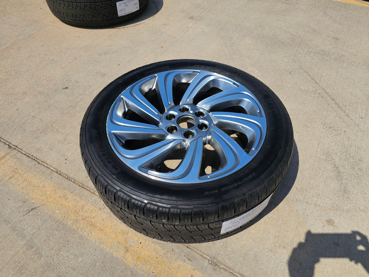 (1) 22" Lincoln Navigator BLACK LABEL OEM 10497 rim wheel 2022 2023 2024 COOPER