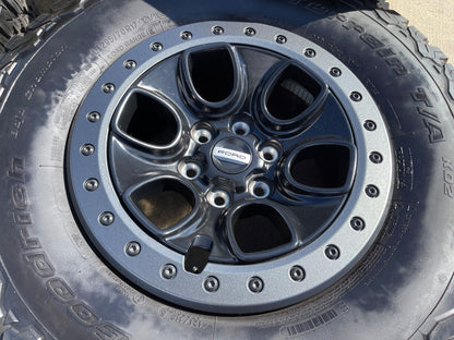 17" Ford F-150 Raptor OEM BEADLOCK rims wheels 10459 95210 SET BFG 33"