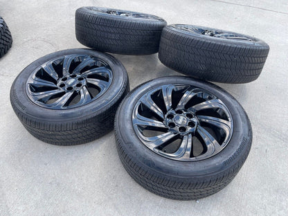 22" Lincoln Navigator BLACK LABEL OEM 10497 rims wheels tires 2023 2024