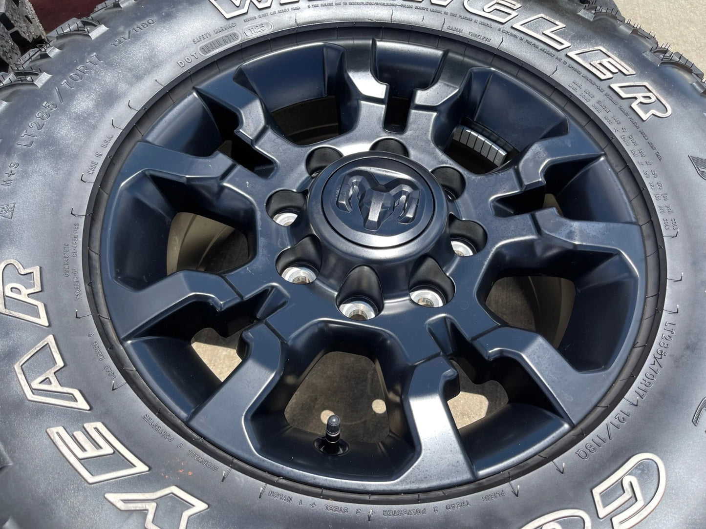 17" Ram 2500 3500 Laramie Power Wagon OEM wheels rims tires 2025 2026 NEW