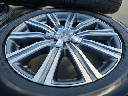 21" Lexus LX570 Toyota Land Cruiser OEM 74341 wheels rims 5x150 PIRELLI NEW