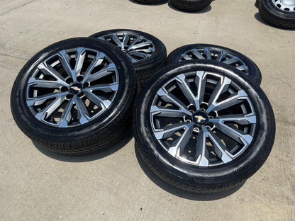 22" Chevy Tahoe Silverado Suburban OEM wheels rims 2023 2024 2025 2026 2027 NEW