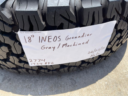 (4) 18" INEOS Grenadier OEM wheels rims Beadlock 2774-1 FITS 2023-2027 NEW BFG
