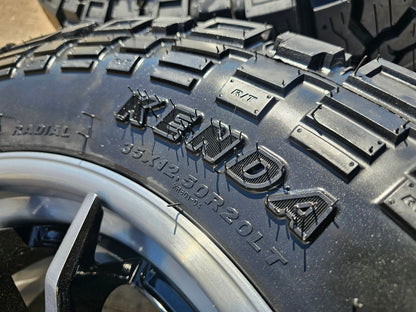20x10 20" FUEL BURN FC403 Ford Expedition F-150 6x135 wheels rims tires 35" NEW!