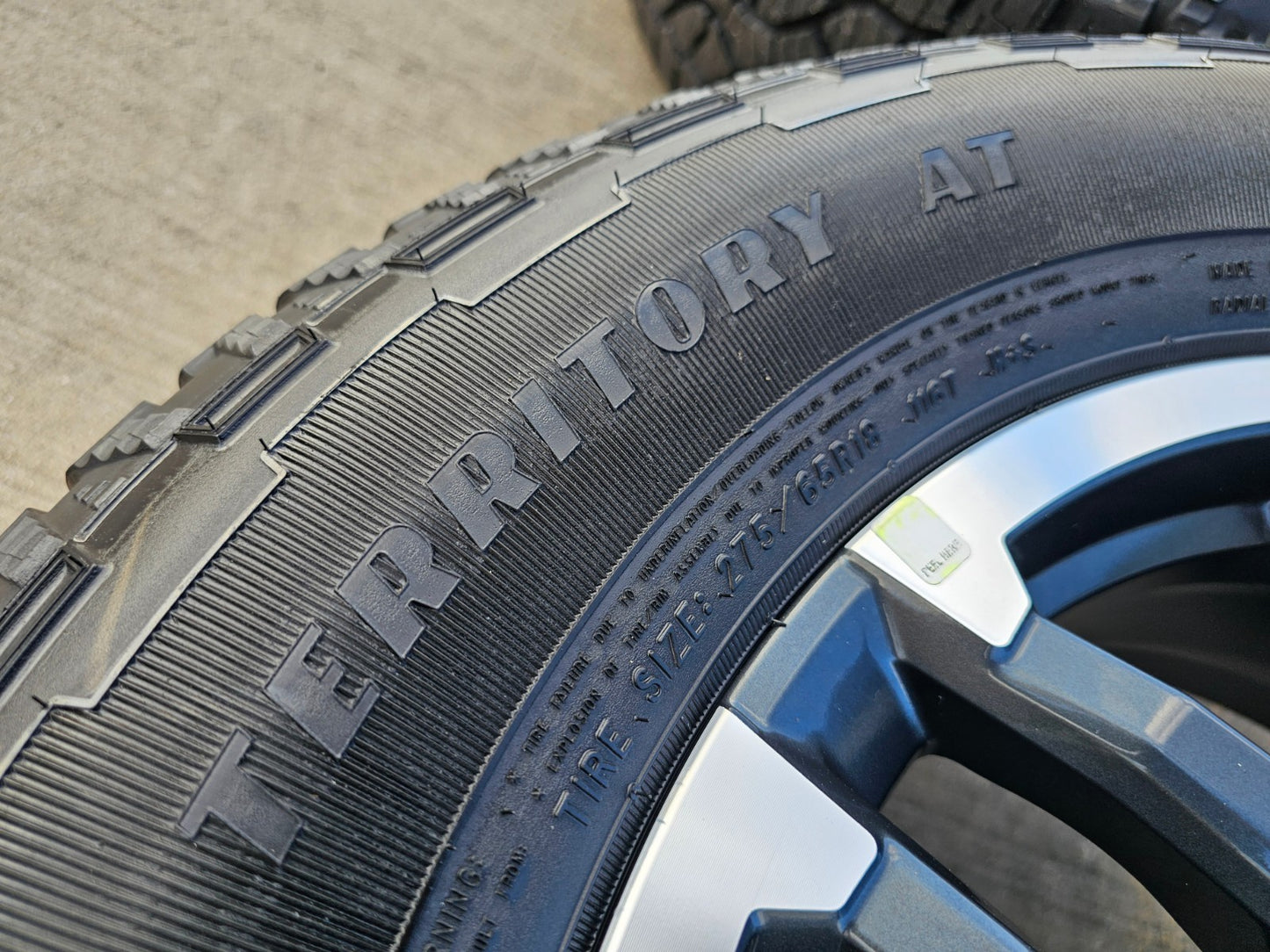 18" Toyota Tacoma 4Runner TRD OEM 10641 wheels rims 2024 2025 2026 NEW GOODYEAR