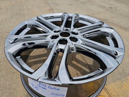 (1) 22" Buick Enclave OEM 94061 wheel rim Acadia Traverse spare 2024 2025 2026