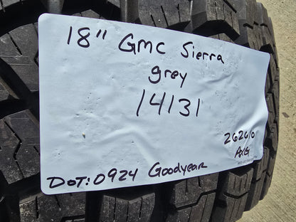18" GMC Sierra AT4X Chevy Silverado OEM 14131 wheel rim GOODYEAR A/T NEW