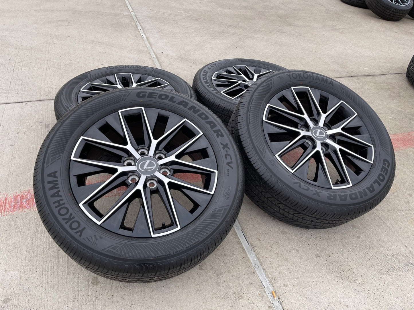 20" Toyota Land Cruiser Tundra OEM wheels rims 10545 Lexus GX550 LX600 tires NEW