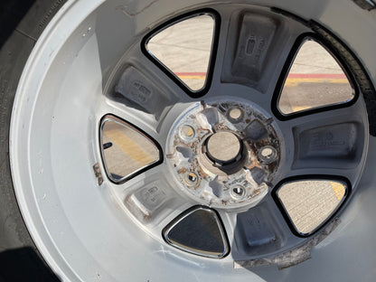 (1) 20" Dodge Ram 1500 OEM 2495 wheel rim chrome tire spare BRIDGESTONE