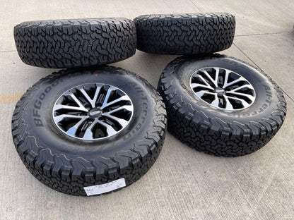 17" Ford F-150 Raptor OEM 96648 rims wheels tires BFG 37" NEW