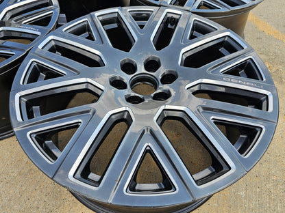 24" GMC Yukon Sierra DENALI OEM wheels rims 2023 2024 2025 2026 2027