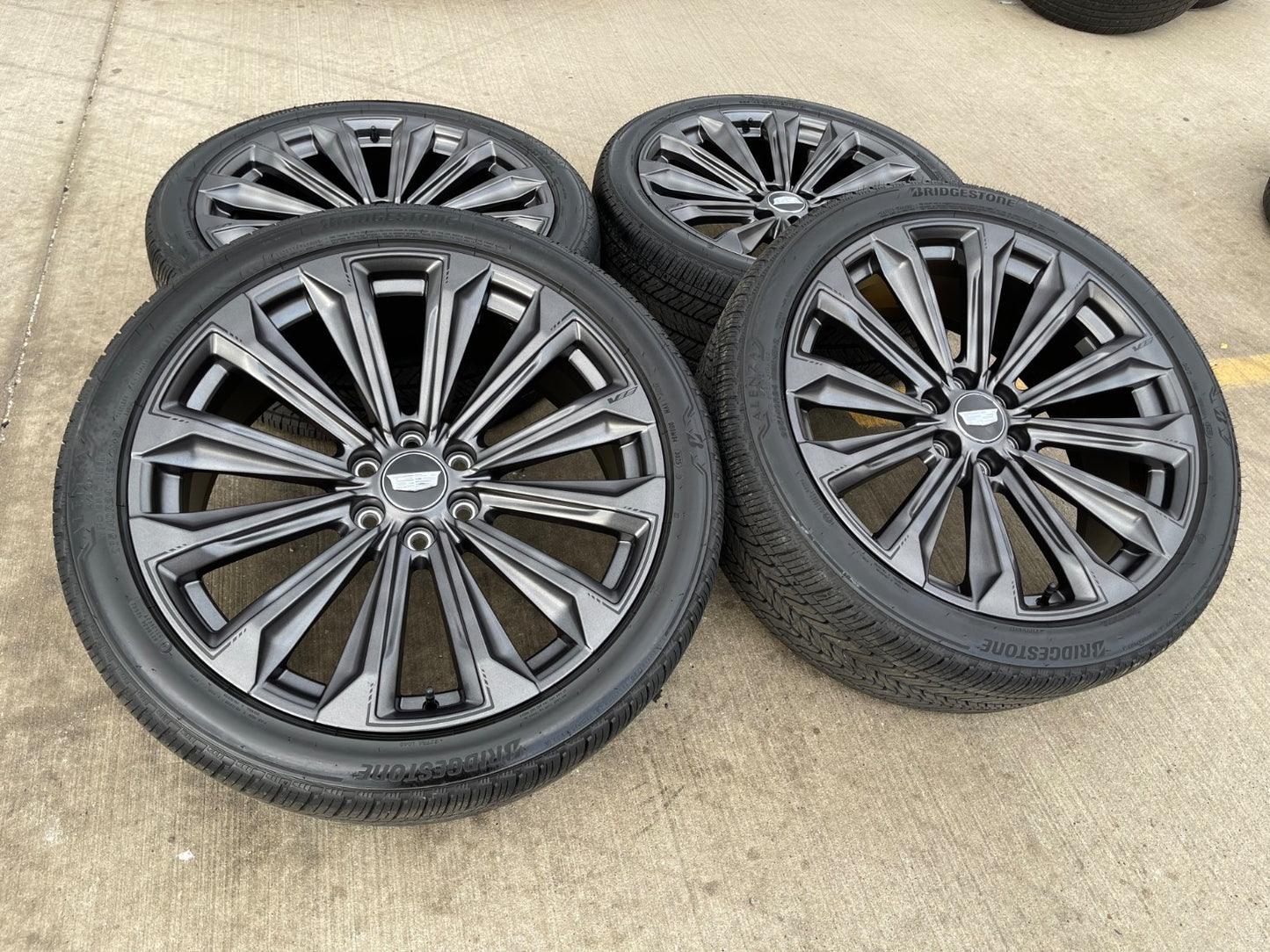 24" Cadillac Escalade V OEM wheels rims tires 2022 2023 2024 2025 2026
