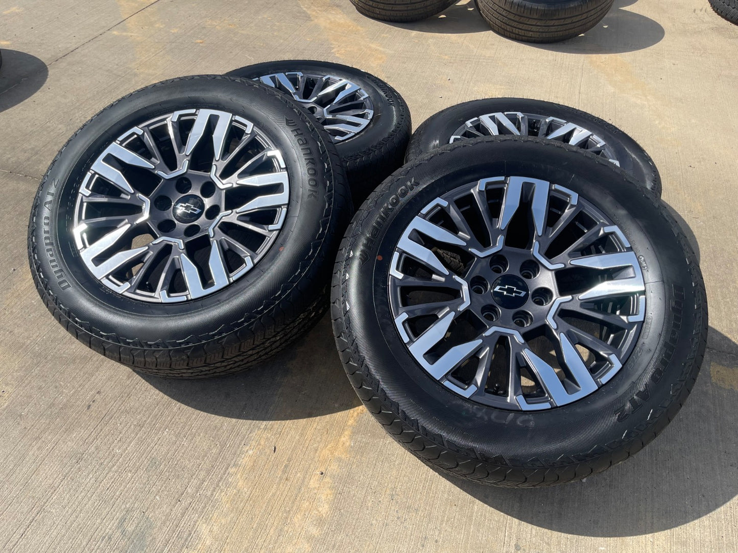 20" Chevy Silverado Z71 GMC Sierra Canyon OEM wheels rims 2025 2026 2027 SET NEW