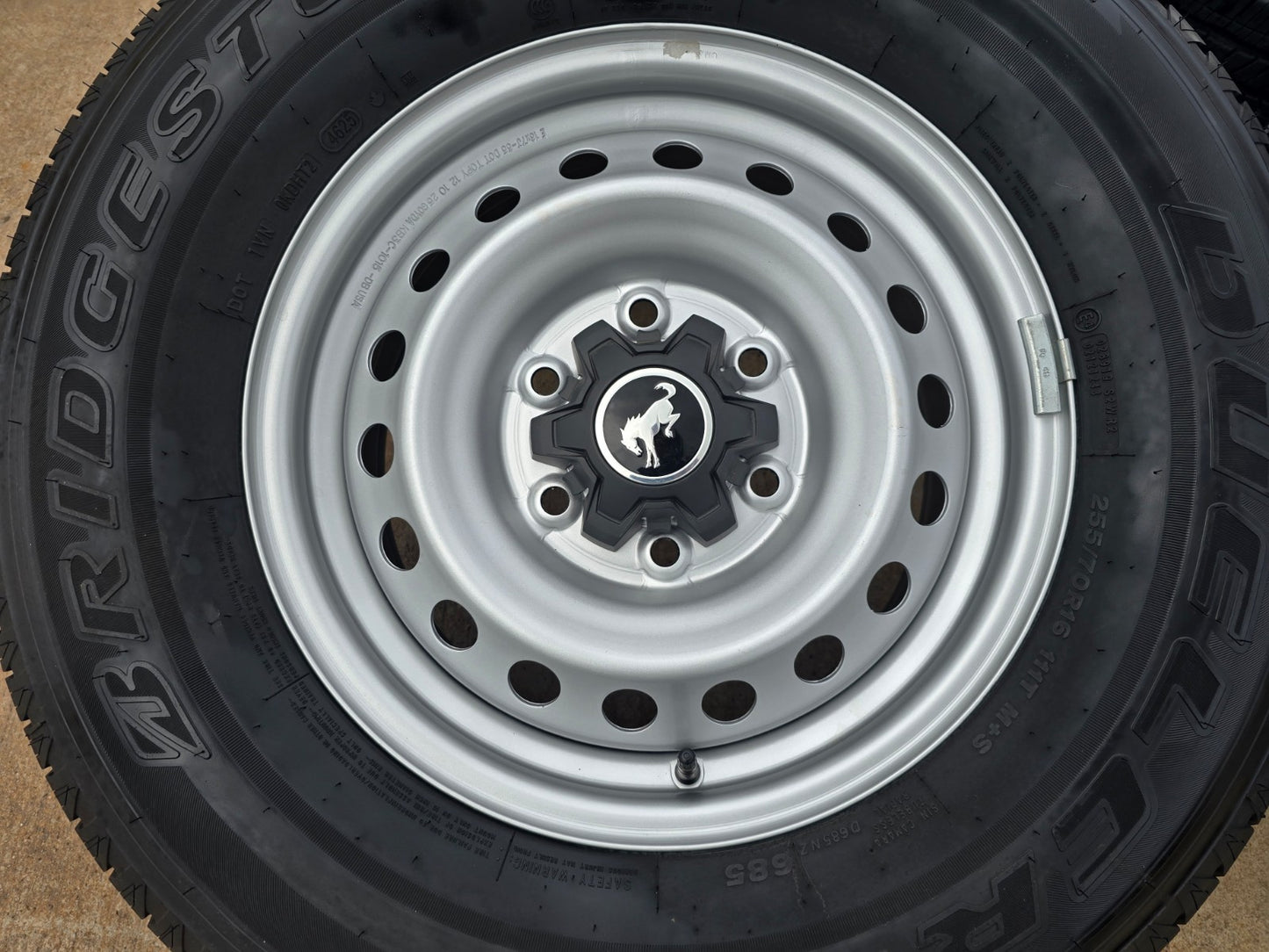 16" Bronco Ford Ranger steel wheels rims tires SET 10226 2022-2027