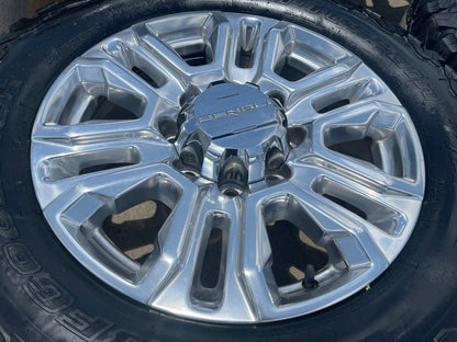 20" GMC Sierra Denali 2500 3500 OEM 5957 wheels rims 2024 2025 NEW BFG KO2