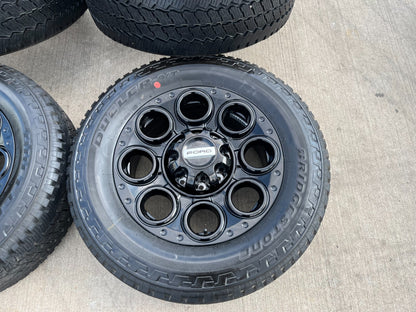 20" Ford F-250 F-350 OEM black TREMOR wheels rims 10484 10299 tires NEW