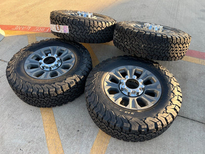 18" Ford F-250 F-350 OEM TREMOR gray rims wheels 10097 tires 2024 2025 NEW BFG