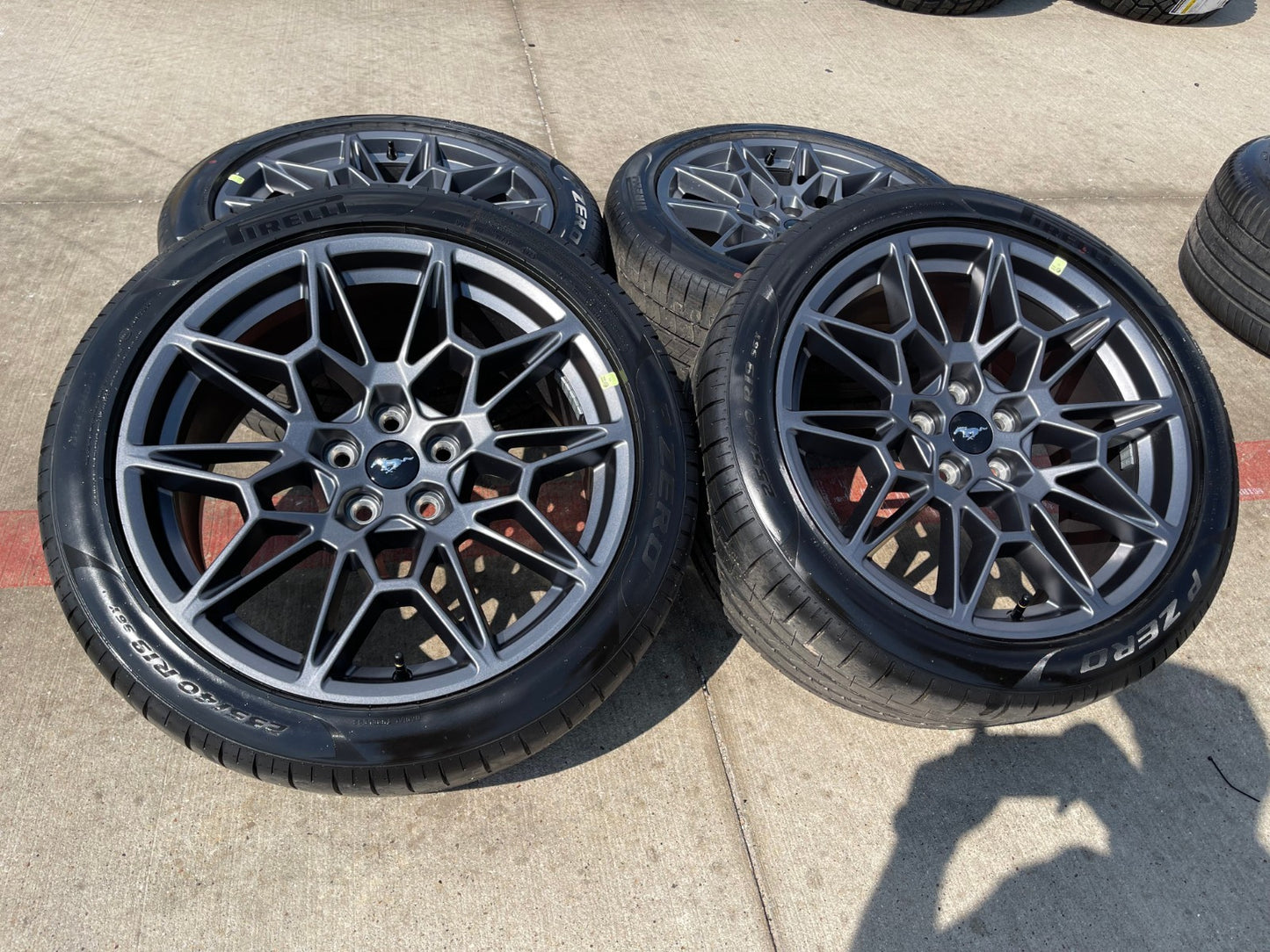 19" Ford Mustang GT Track Pack OEM 10600 10603 wheels rims 2025 2026 2027 NEW