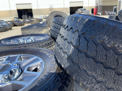 18" Ford F-250 F-350 Lariat FX-4 OEM wheels 10480 10298 tires BRIDGESTONE SET
