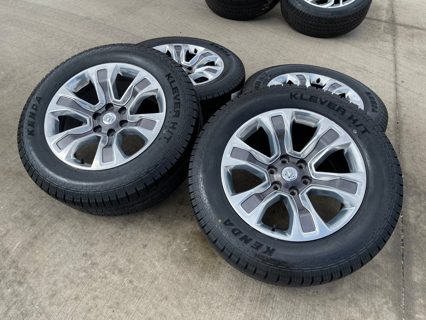 20" Dodge Ram 1500 OEM Laramie Long Horn 2678 2682 wheels rims KENDA H/T 4S NEW