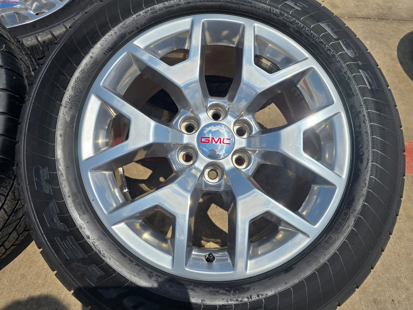 20" GMC Sierra DENALI Chevy Silverado OEM 5698 wheels rims tires GOODYEAR