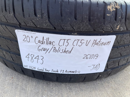 20" Cadillac CT5 CT5-V Platinum OEM 4843 wheels rims 2022 2023 2024 2025 2026
