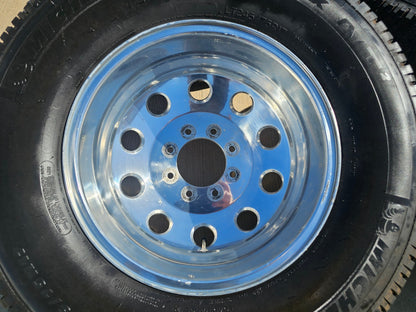 17" Dodge Ram 3500 DUALLY OEM wheel rim 2414 2415 ALCOA 8x165 SET MICHELIN