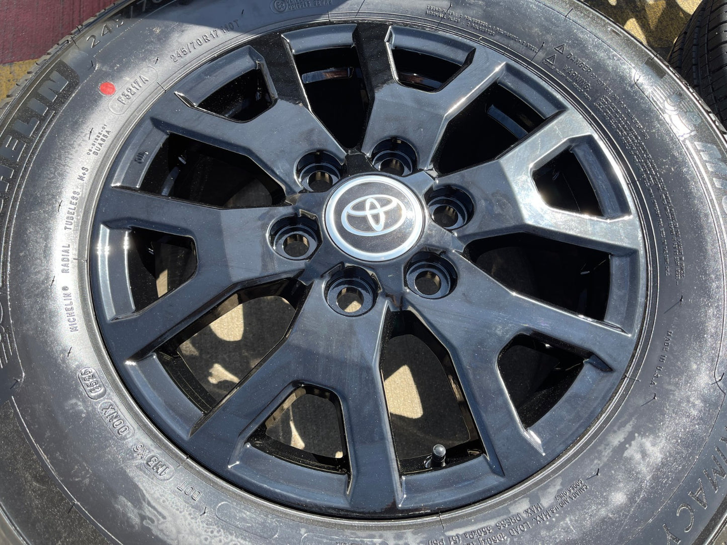 17" Toyota Tacoma 4Runner TRD OEM 10637 94254 wheels rims 2025 2026 NEW MICHELIN