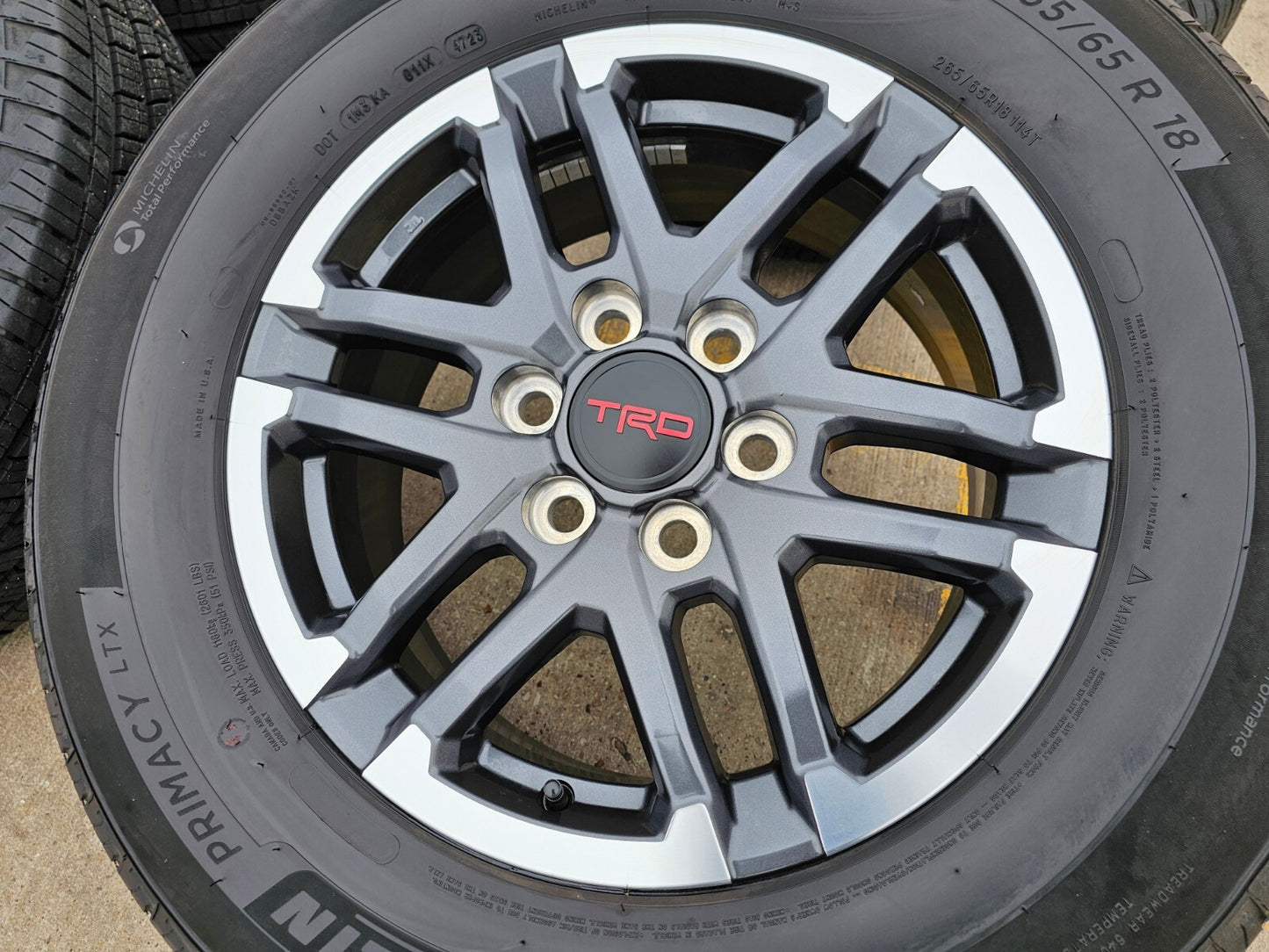 18" Toyota Tacoma TRD OEM wheels rims 10641 4Runner 2024 2025 2026 MICHELIN NEW