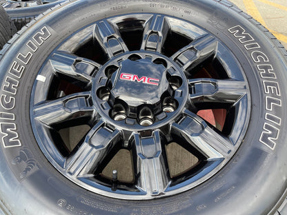 20" GMC Sierra AT4X 2500 3500 OEM 14137 5963 wheels rims Silverado MICHELIN