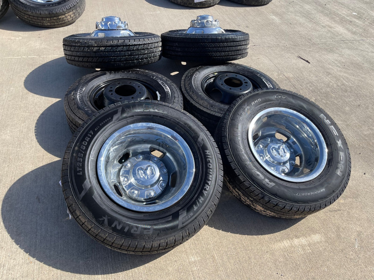 17" Dodge Ram 3500 Dually Laramie 8x200 wheels rims 2703 2704 OEM DISCOUNTED