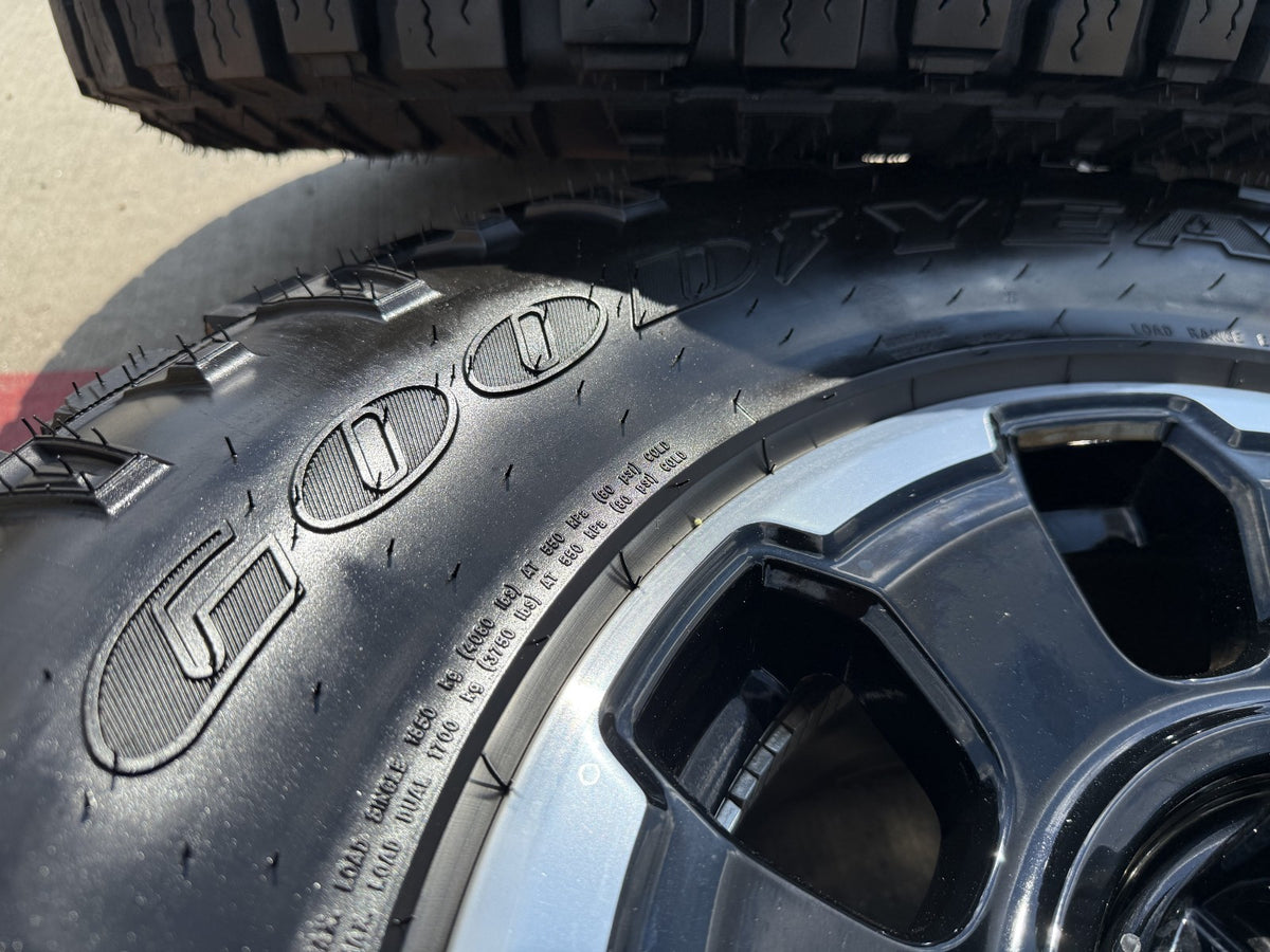18" Ford F-250 F-350 OEM TREMOR rims wheels 10482 tires SET GOODYEAR DURATRAC AT