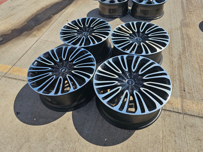 22" Lincoln Aviator Black Label OEM rims wheels 10242 Explorer 2023 2024 2025
