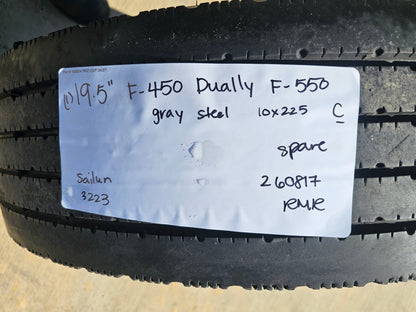 19.5" Ford F-450 Dually F-550 rim RAM 4500 OEM 10x225 spare