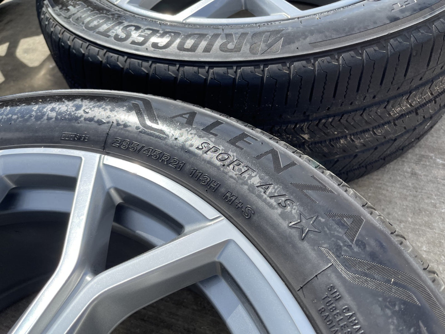 21" BMW X6 X7 OEM 86533 96409 Series 753 wheels rims tires BRIDGESTONE