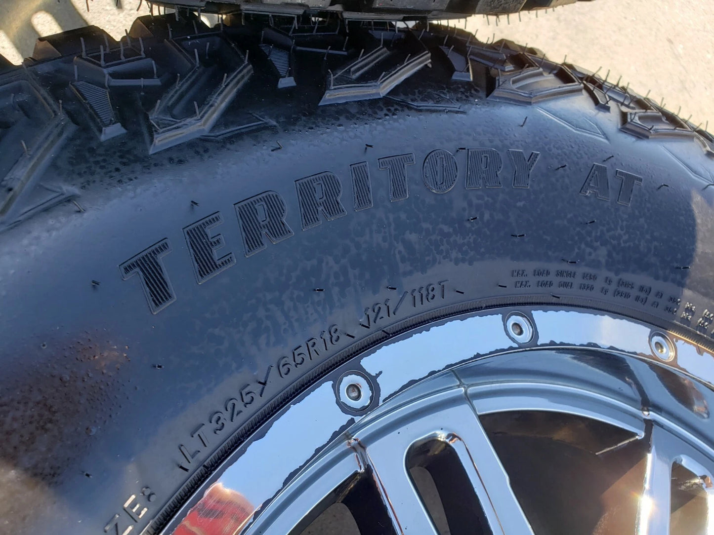 18x9 GEAR 737 wheels rims tires Ford F-150 Chevy RAM 1500 Tacoma 6x139 6x135
