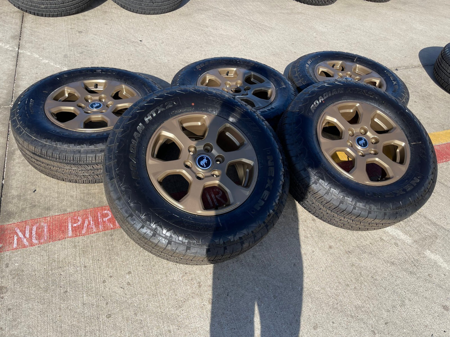 17" Ford Bronco HERITAGE wheels rims OEM 10384 10384 BRONZE 2023 2024 2025 NEW