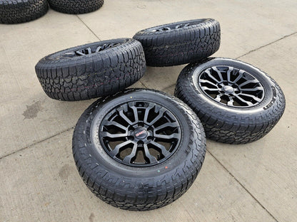 18" GMC Sierra AT4X Chevy Silverado OEM 5909 wheels rims 2023 2024 2025 NEW