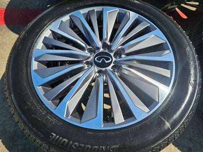 22" Infiniti QX80 QX56 Nissan Titan Armada OEM 94236 wheels rims BRIDGESTONE SET
