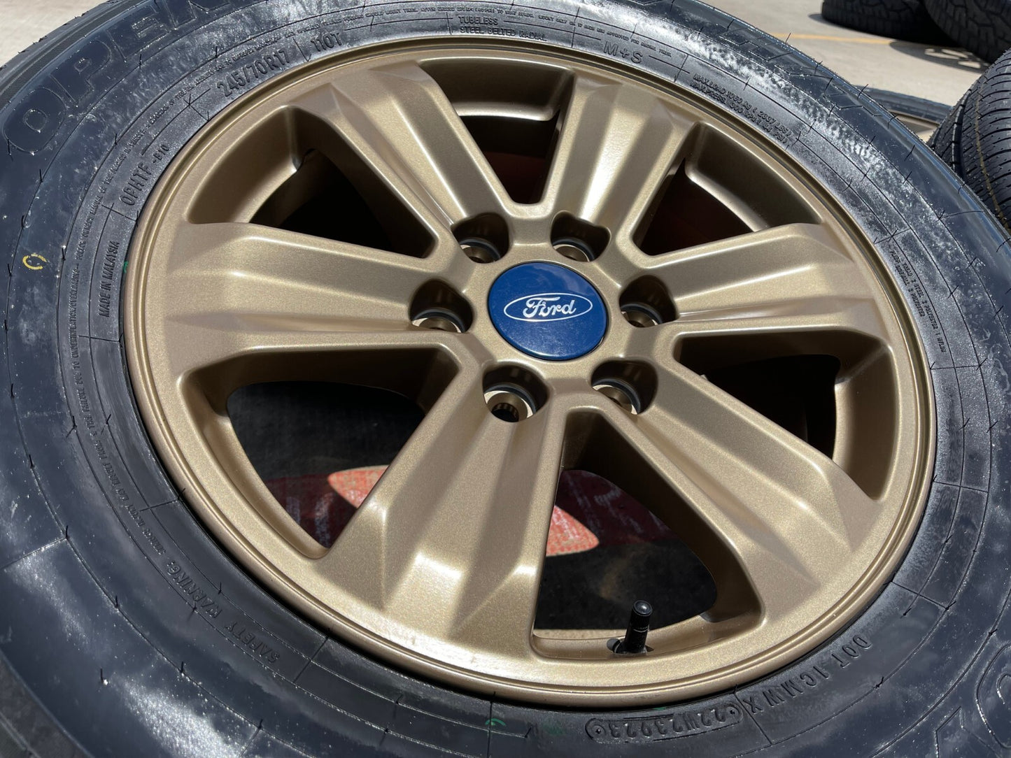 NEW 17" Ford F-150 Expedition OEM rims wheels BRONZE SET RIM# 3995 2004-2027